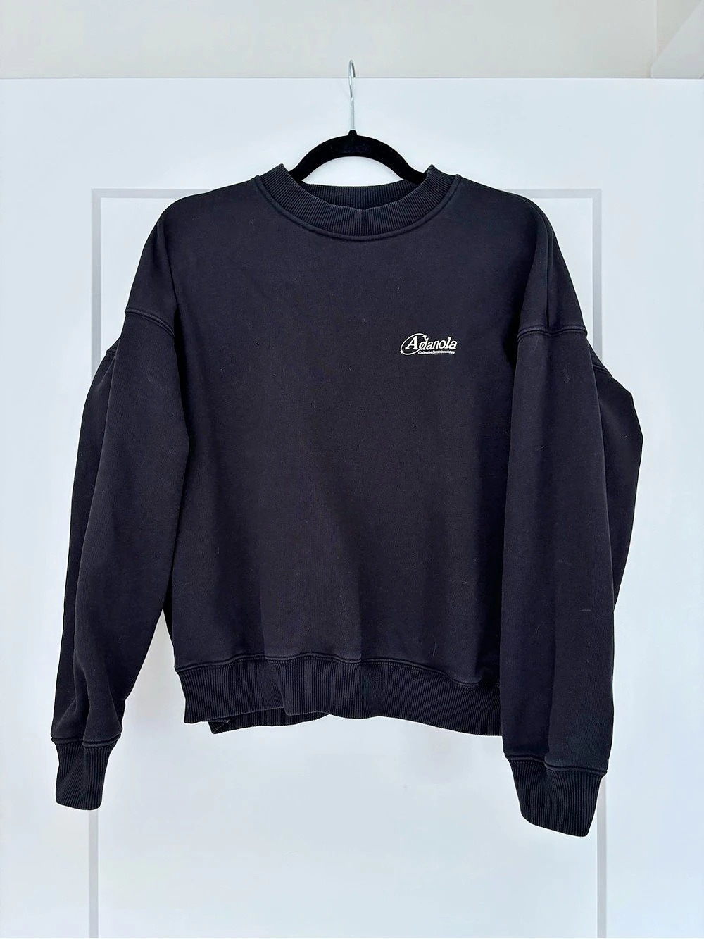 Adanola Oversized Sweatshirt Black Crewneck